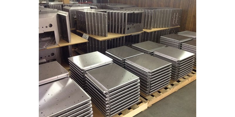 sheet metal fabricated products manufactured at production volumes with repeatable quality
